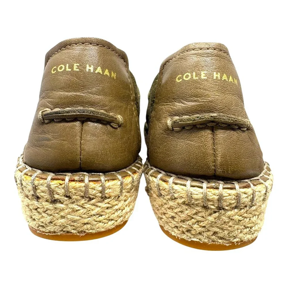 Cole Haan Cloudfeel Olive Stitchlite Espadrille Flats‎